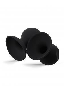 Rude Rider Nipple-Sucker Medium 2-Set Bl ack