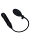 Rude Rider Inflatable Dildo Rubber Black