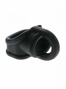 RudeRider Liquid Silicone Cock & Ball Sp litter Black